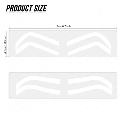 Guapa Disposable Eyebrow Design Stencil Stickers for Precision Shaping & Airbrush Brows