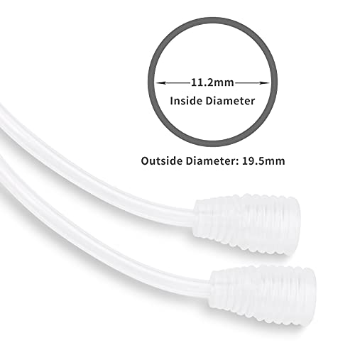 Yofuly Silicone Y-Type Vacuum Therapy Hose Tubing - Large 212cm Tube