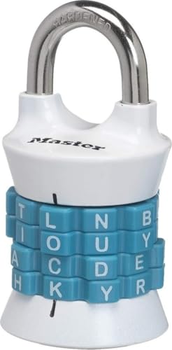 Master Lock Word Combination Lock - Set Your Own Word, 1 Pack