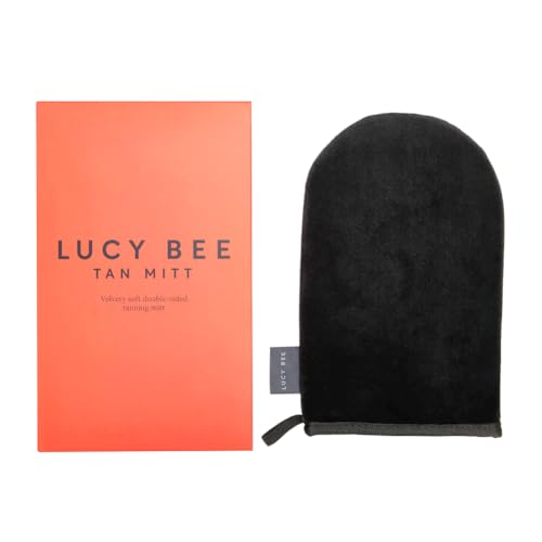 Lucy Bee Self Tanning Mitt - Double-Sided Velvet Applicator for Streak-Free Tan