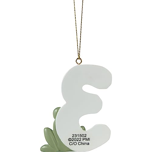 Precious Moments 3rd Christmas Frog Ornament - Hand-Painted Resin