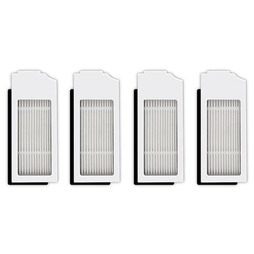 FILTERIST 4-Pack HEPA Filters for Ecovacs Deebot N20 Plus & T10 Series