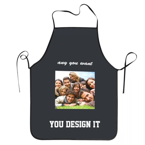 Custom Personalized Kitchen Apron - Add Your Own Photo, Logo & Text