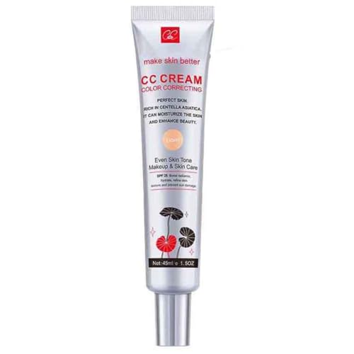 Fovcos Color Correcting CC Cream SPF 25 Lightweight Foundation