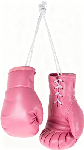 Mini Pink Boxing Gloves for Breast Cancer Awareness - Decorative Gift