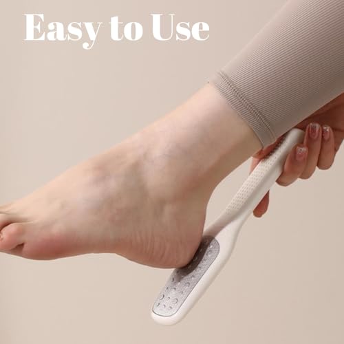 KINTEGOOD 2-in-1 Foot File and Callus Shaver Stainless Steel Pedicure Tool