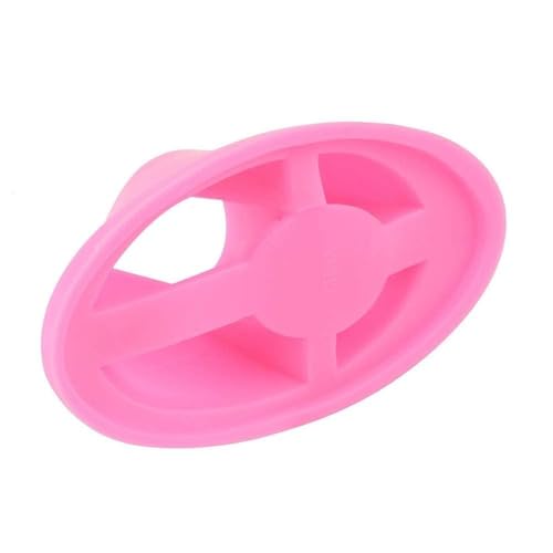 Pink Rubber Nail Polish Bottle Holder 2Pcs Anti-Spill Stand