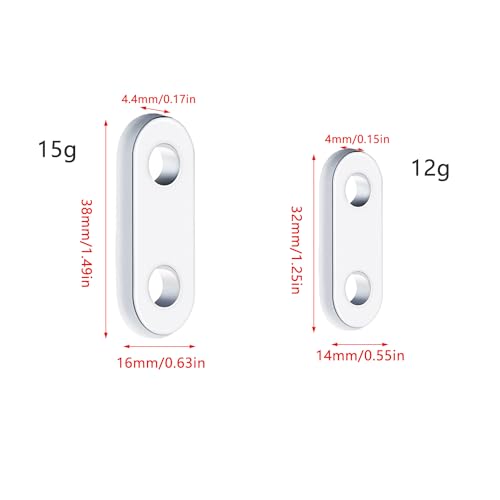 20 Pack Iron Curtain Weights for Drapes & Window Treatments – Heavy Duty Bottom Pendants