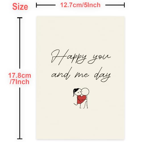 FeliBebe Anniversary Card for Wife & Husband – Style L, 5x7