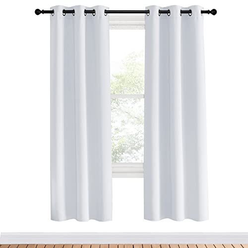 NICETOWN White Room Darkening Curtains, Set of 2, 34x70 Inches
