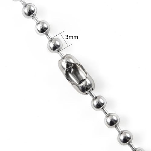 Ceiling Fan Pull Chain Extension with Beaded Design - Silver