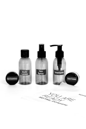 Homence Travel Bottles Set – TSA Approved 6-Piece Toiletry Kit