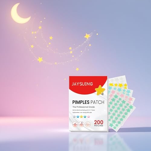 Star Pimple Patches 200 Count Hydrocolloid Acne Spot Cover Stickers