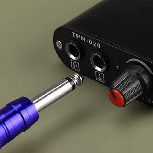 ATOMUS Cordless Tattoo Foot Pedal Switch - Lightweight Alloy Controller (Blue)