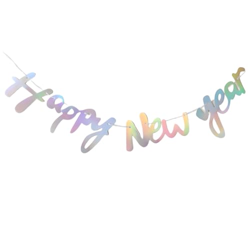 Colorful Happy New Year Banner 2026 - Festive Party Decoration