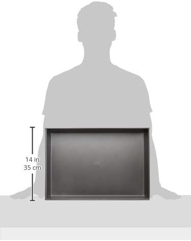 Winco Rectangular Cake Pan - Durable Aluminized Steel | 18" x 12" x 3" Size for Perfect Baking