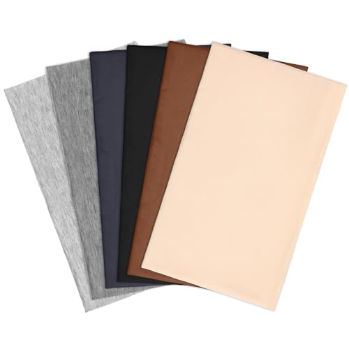 Wide Cotton Headbands for Women 6-Pack Soft Stretch Non-Slip Hair Bands