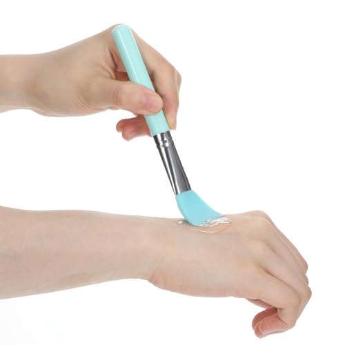 Bremorou 7Pcs Silicone Face Mask Brush Set - Green Jelly Applicators