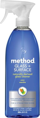 Method Mint Glass Cleaner - 28 oz Streak-Free Shine