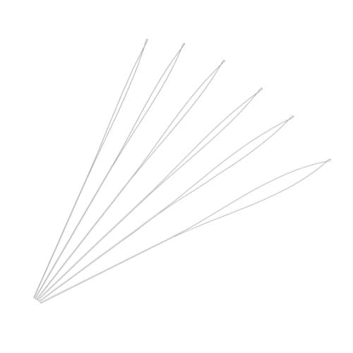 Dritz Looped Needle Threaders 6-Pack - Silver for Serger & Beading