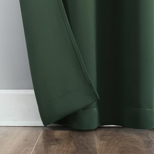 Sun Zero Easton Energy Saving Blackout Curtain Panel, Evergreen, 40"x84"