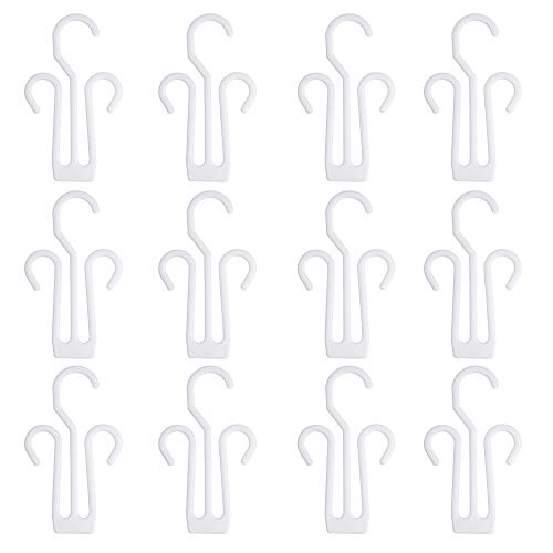Pack of 12 Plastic Shoe Drying Hooks for Slippers & Leather Shoes