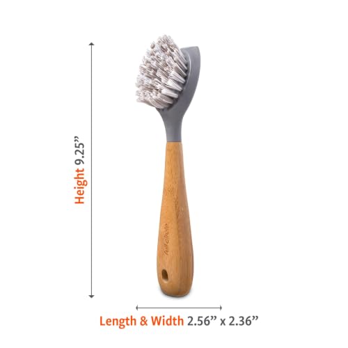 Full Circle Skillet Strong Cast Iron Dish Brush & Scraper - Tenacious C