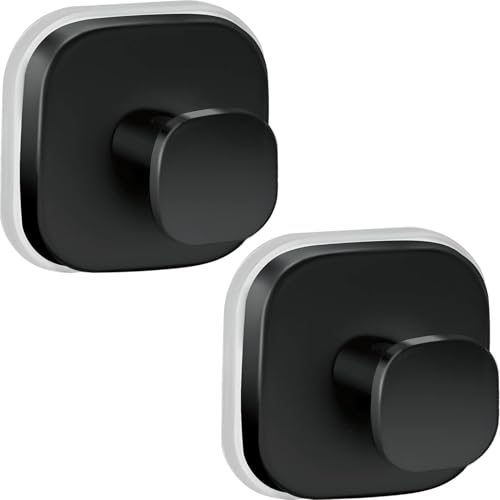 15 lb Heavy Duty Suction Cup Hooks - No Drill, 2 Pack
