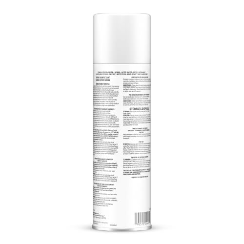 Amazon Basics Disinfectant Spray - Fresh Linen Scent, 19 Oz, 6 Pack