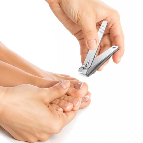 Bruislard Straight Nail Clippers for Thick Nails Stainless Steel