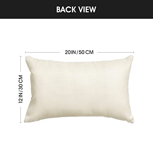 AVOIN colorlife Daffodil Spring Throw Pillow Cover 12x20 Inch Cushion Case for Sofa Couch
