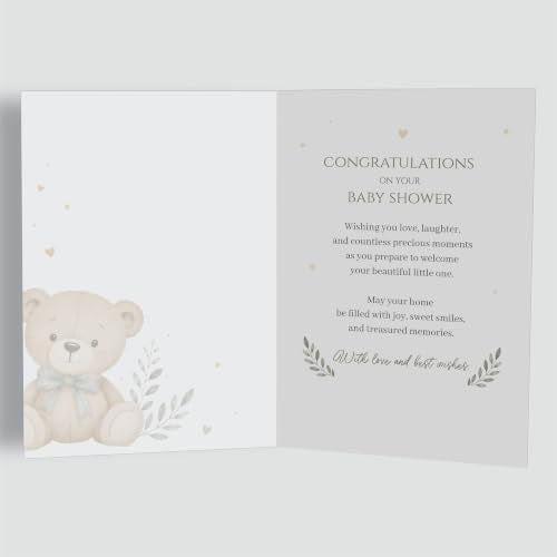 Baby Shower Congratulations Card - Heartfelt Message for Mum-to-Be