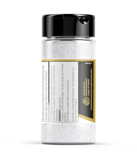 GranAroma Coarse Sea Salt 4 oz - Finishing Salt and Bath Additive