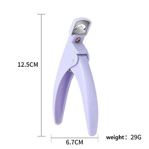 Labriciyon Pink U-Shaped Nail Tip Cutter and Professional Trimmer