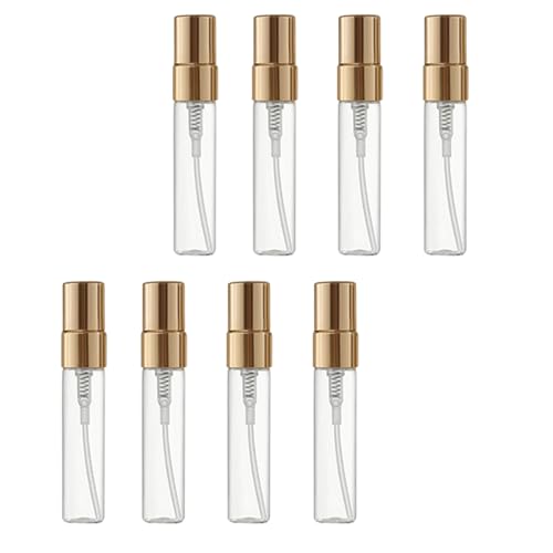 10 Pcs 5ml Refillable Glass Perfume Atomizer Travel Spray Bottles