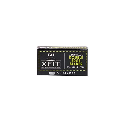 About Face Kai Xfit Double Edge Safety Razor Blades 5-Pack