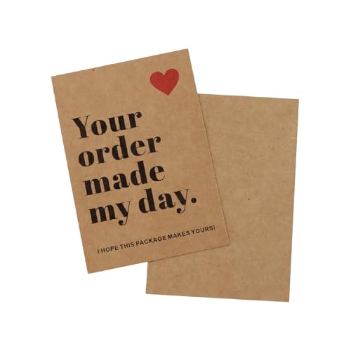 120 Pack Thank You Cards for Small Business | 3.9 x 2.7 Inches | Brown Customer Appreciation Cards