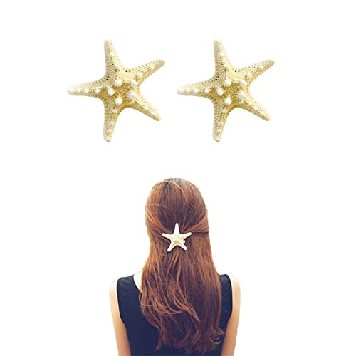 Starfish Hair Clips Seashell Hair Barrette Mermaid Headpiece