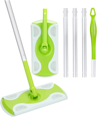 KIMIFACA Extra Long Detachable Mop Handle for Swiffer - Green