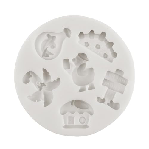 Sea Life Silicone Fondant Molds Set for Cake Decorating - 2pcs