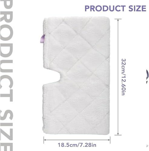 Sgizoku Steam Mop Replacement Pads for Shark S3501 & S3601 (4 Pack)