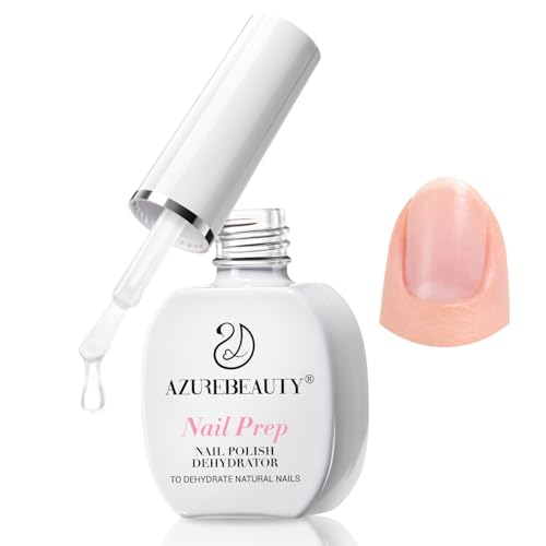 AZUREBEAUTY Nail Prep Dehydrator - Acid-Free Natural Nail Primer for Gel Polish & Dip Powder