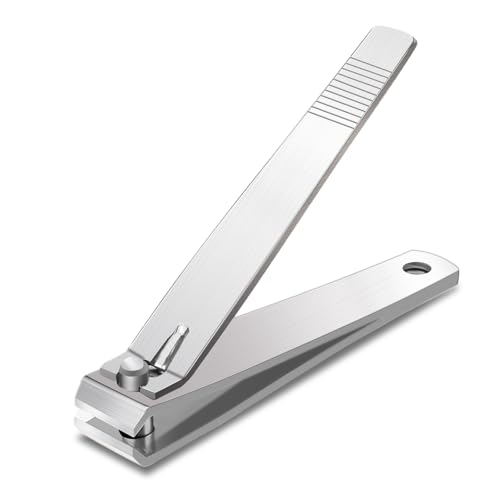Large Straight Toenail Clippers for Thick Nails - Heavy Duty Stainless Steel