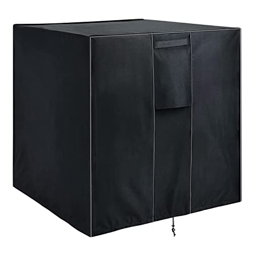 WLEAFJ Heavy Duty Air Conditioner Cover 24x24x30 inches - Waterproof Outdoor Protection