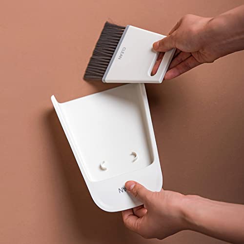 Gray Mini Hand Broom and Dustpan Set - 3 in 1 Cleaning Tool