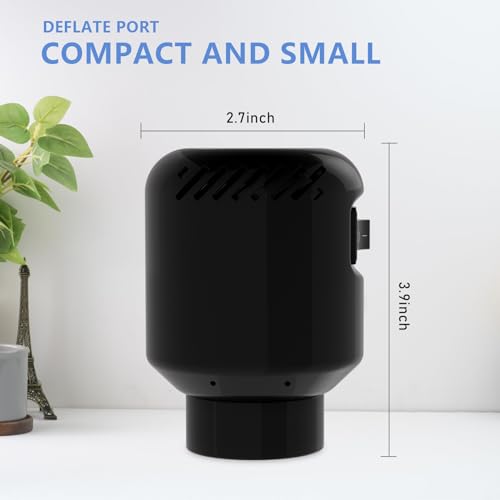 Kissleaf Portable Electric Vacuum Pump for Storage Bags - Black