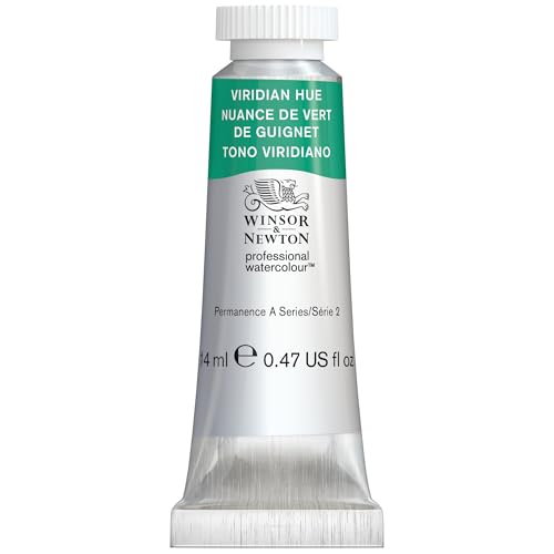 Winsor & Newton Professional Watercolour, 14ml Tube - Viridian Hue