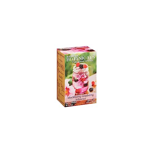 Bigelow Botanicals Cold Water Infusion Tea - Blackberry Raspberry Hibiscus, Caffeine Free, 18 Bags