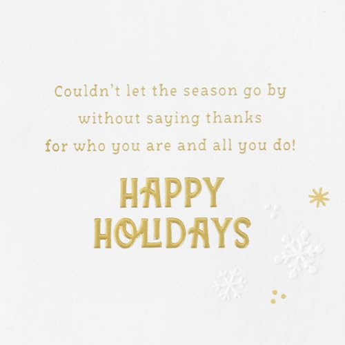 Hallmark Christmas Thank You Card for Teachers & Essential Workers - Pack of 2