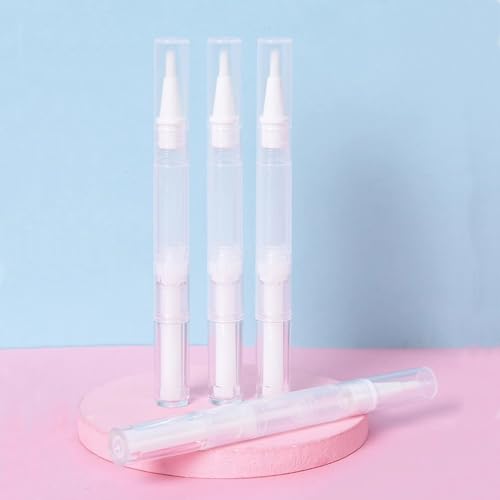 Empty Cuticle Oil Pen Tubes with Brush Tip 3ml 6-Pack